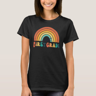 T-shirt Cœur arc-en-ciel bohème pour enseignantes femmes b
