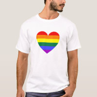 Coeur arc-en-ciel du Gay pride LGBT