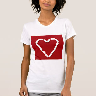 T-shirt Cœur. Arrêtez la dépression.