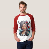 T-shirt Coeur avec épines (Devant entier)
