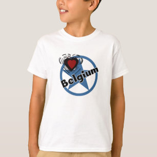 T-shirt Coeur Belgique