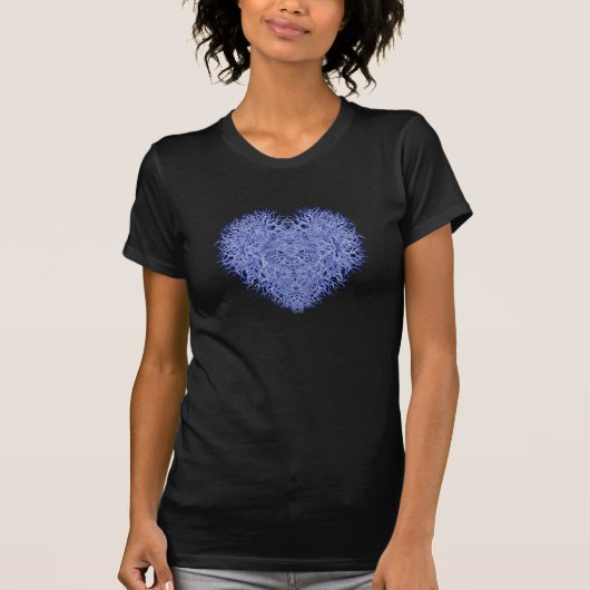 T-shirt Coeur bleu (Devant)