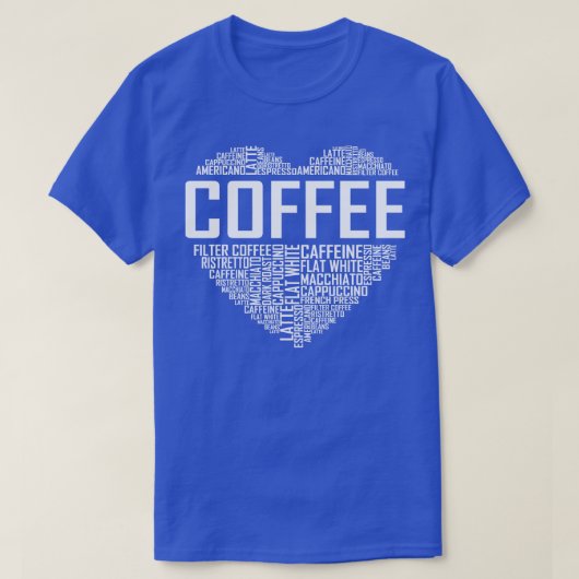 T-shirt Coeur café (Design devant)