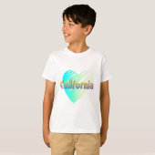 T-shirt Coeur californien (Devant entier)