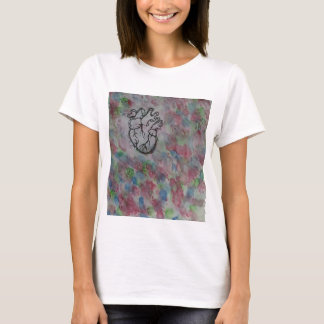 T-shirt Cœur coloré.,