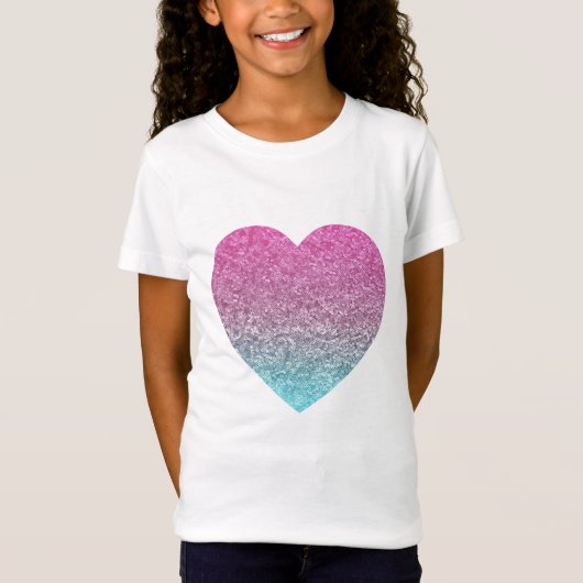 T-Shirt Coeur coloré (Devant)
