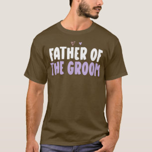 T-shirt Coeur Coloré Drôle Père De La Pièce Dit