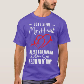 T-shirt Coeur Couple Mariage Relation Romance Citations