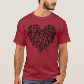 T-shirt Coeur crâne (Devant)