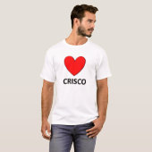 T-shirt "Coeur" Crisco (Devant entier)