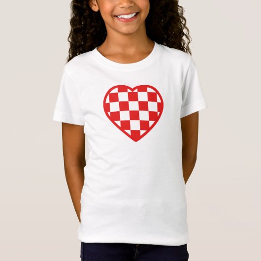 T-Shirt Cœur croate (Devant)