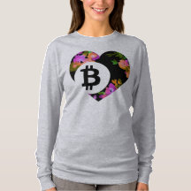 Coeur-CryptoNook FLORAL de BITCOIN