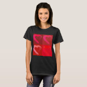 T-shirt Coeur Cube Rouge (Devant entier)