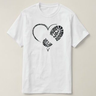T-shirt coeur d'amorce
