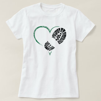 T-shirt coeur d'amorce
