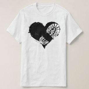 T-shirt coeur d'amorce