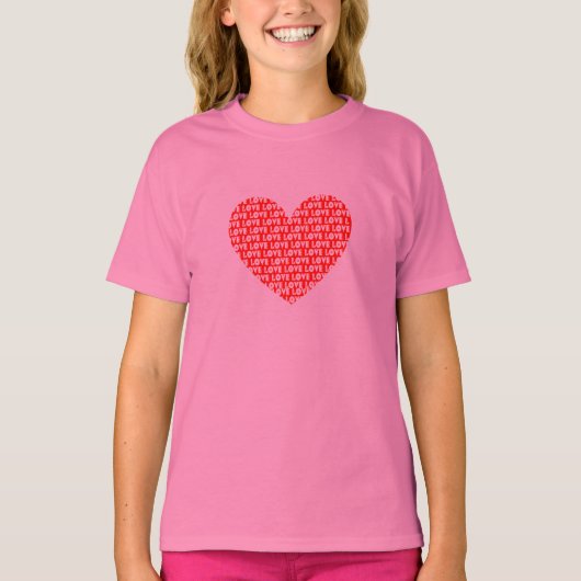 T-shirt Coeur d'amour (Devant)
