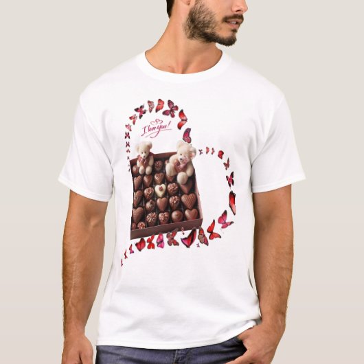 T-shirt Cœur d'amour  (Devant)