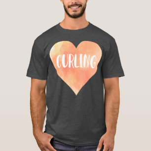 T-shirt Coeur d'amour du curling