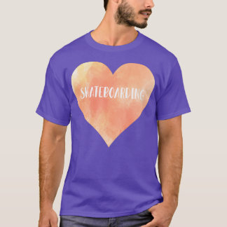 T-shirt Coeur d'amour du ski