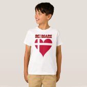 T-shirt Coeur danois (Devant entier)
