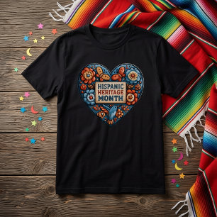 T-shirt Cœur d'art populaire Mois du patrimoine hispanique