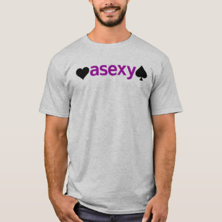 T-shirt Coeur d'Asexy et pelle (lumière)
