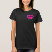 T-shirt Coeur de Bunco de Valentines avec des points de (Devant)