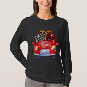 T-shirt Coeur de camion rouge Heureuse Sainte-Valentin por