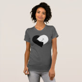 T-shirt Coeur de chat (Devant entier)