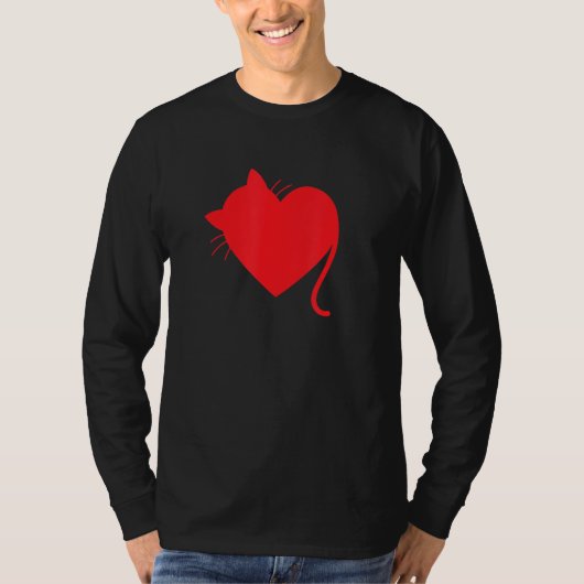 T-shirt Coeur De Chat (Devant)