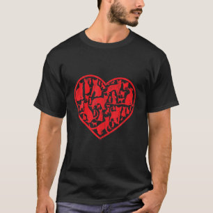 T-shirt Coeur de chat pour la Saint-Valentin