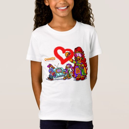 T-Shirt Coeur de Chobots (Devant)