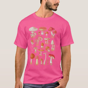 T-shirt Coeur de cottage Set de champignons