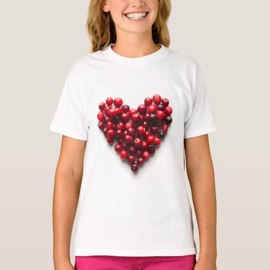 T-shirt Cœur de Cranberry (Devant)