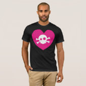 T-shirt coeur de crâne (Devant entier)