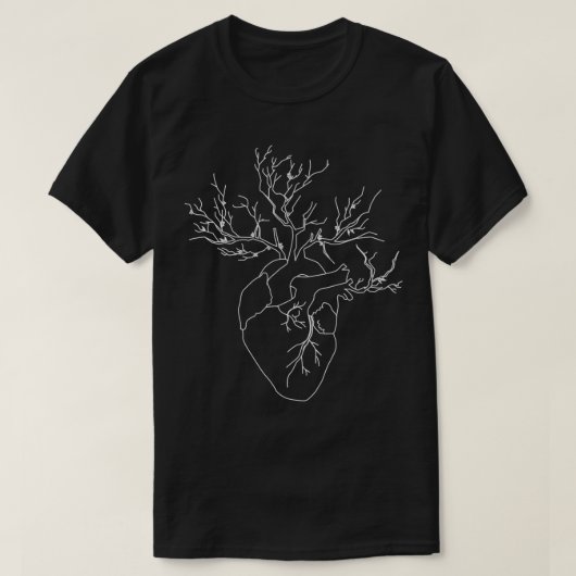 T-shirt coeur de croissance 4 (Design devant)