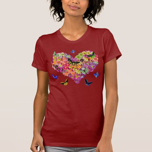 T-shirt Coeur de Daylily (Devant)