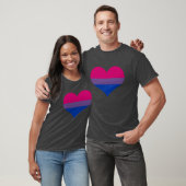 T-Shirt Cœur de Fierté Bi (Unisexe)
