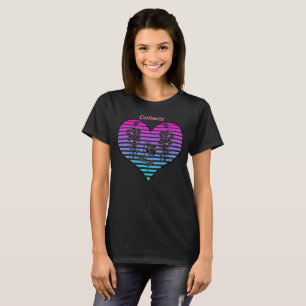T-shirt Coeur de fil barbu Roses noirs sauvages Thunder_Co