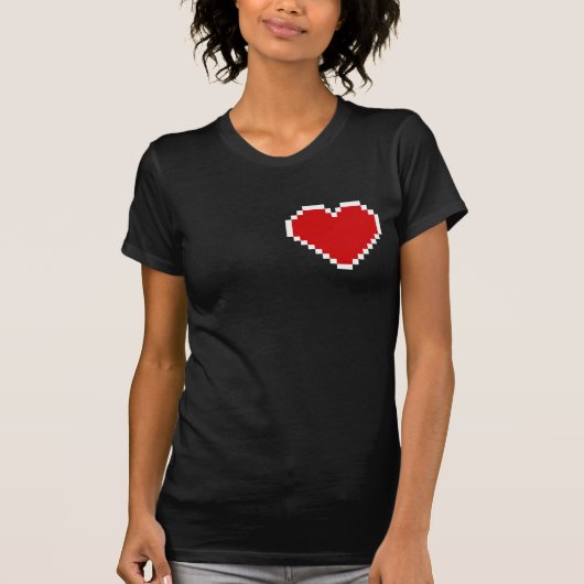T-shirt Coeur de Gamer (Devant)