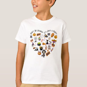 T-shirt Coeur de gribouillis