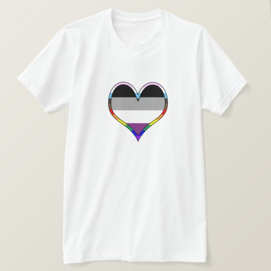 T-shirt Coeur de la Fierté d'As (Design devant)