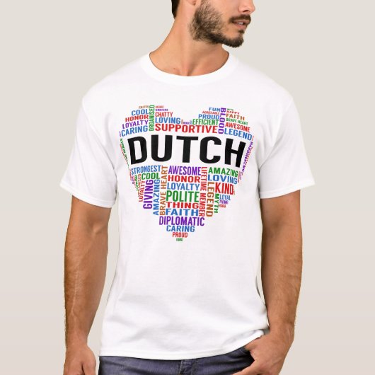 T-shirt COEUR DE LA légende HOLLANDAISE (Devant)