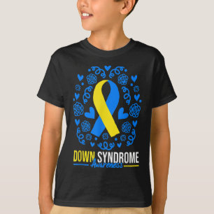 T-shirt Coeur de la main - Costume du syndrome de Down 21