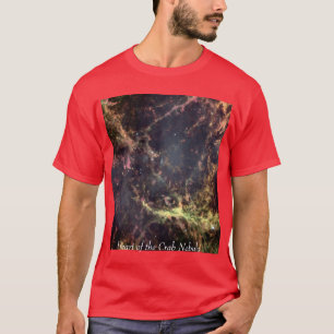 T-shirt Coeur de la nébuleuse du crabe