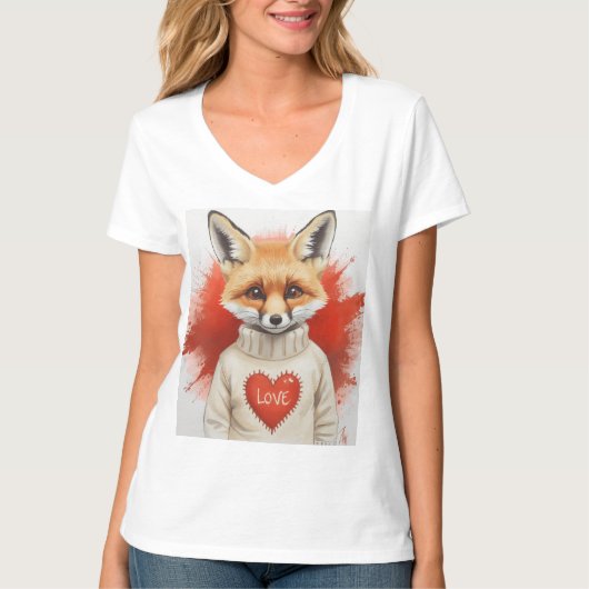 T-shirt Cœur de la renarde (Devant)
