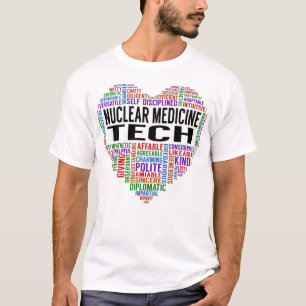 T-shirt Coeur de la technologie en médecine nucléaire