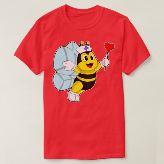 T-shirt Coeur de l'abeille (Design devant)
