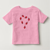 T-shirt Coeur de Ladybug (Devant)